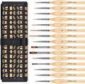 Golden Maple Miniature Paint Brushes, Fine Detailing by goldenmaple