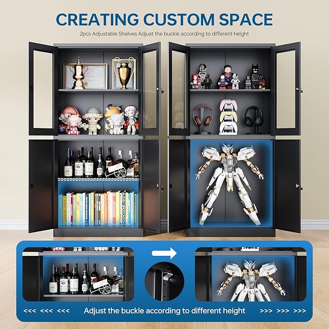 PEUKC Display Storage Cabinet - Image 6