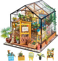 Rolife DIY Miniature House Kit-Mini Diorama 1/18 Greenhouse Dollhouse Building by Rolife