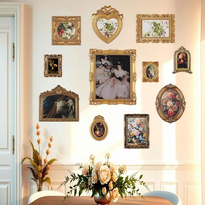 Wonderjune 11 Pcs Vintage Picture Frames Set - Image 7