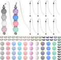 HOMAR 88pcs Beadable Bookmarks DIY Beading Bookmark Craft Kit, Bookmarks by HOMAR
