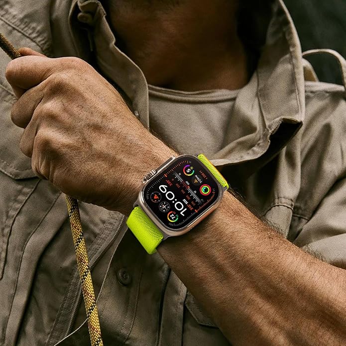 Suitisbest Sport Bands Compatible with Apple Watch Ultra Band 49mm 46mm 45mm 44mm 42mm 38mm 40mm 41mm Men Women, Stretchy Nylon Sport Loop Strap with S-Hook for iWatch Series 10 Ultra SE 9 8 7 6 5 4 3