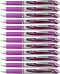 Pentel EnerGel RTX Retractable Liquid Gel Pen, Medium Line, Metal Tip, Violet by PentelofAmerica