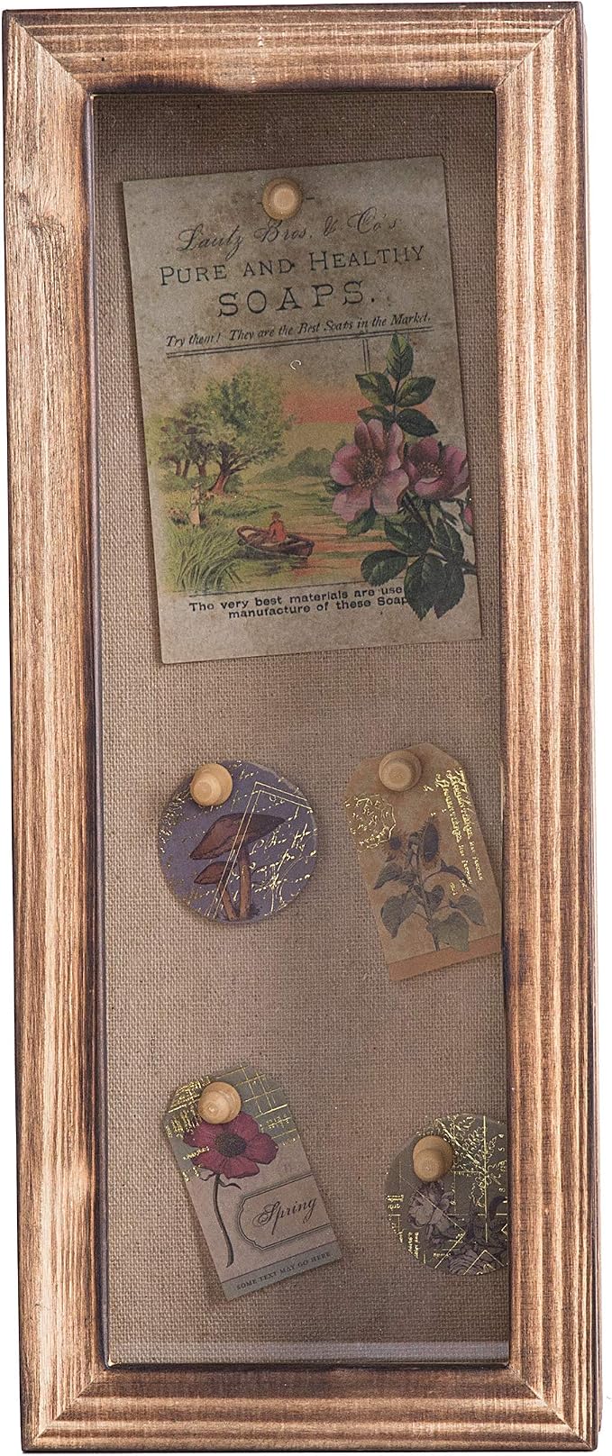 Freezing point Shadow Box Frame 5x12.5 Flower Shadow Box Pin Display Case - Image 4