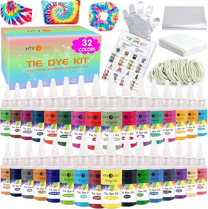 HTVRONT Tie Dye Kit by HTVRONT