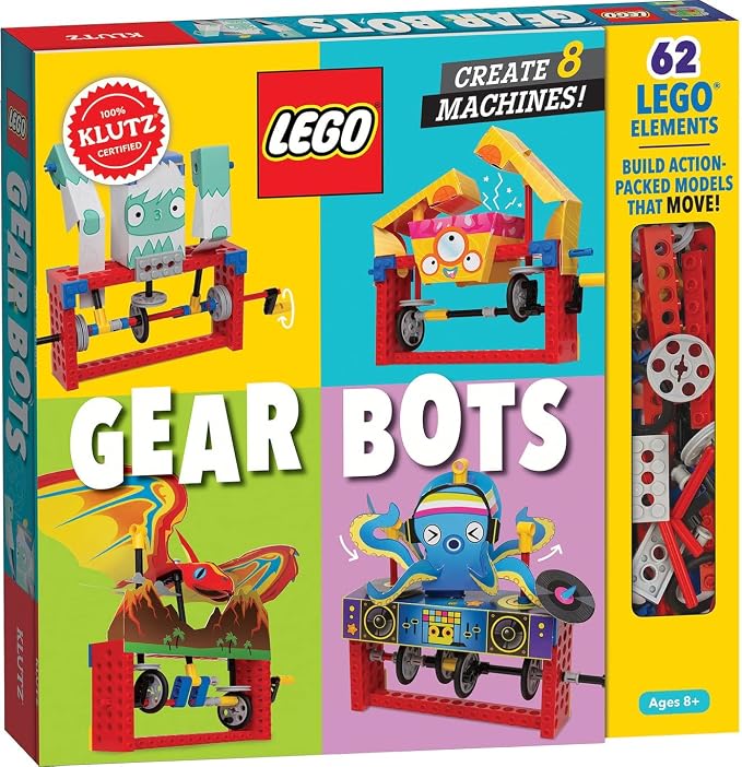 Klutz Lego Gear Bots Science/STEM Activity Kit by Klutz