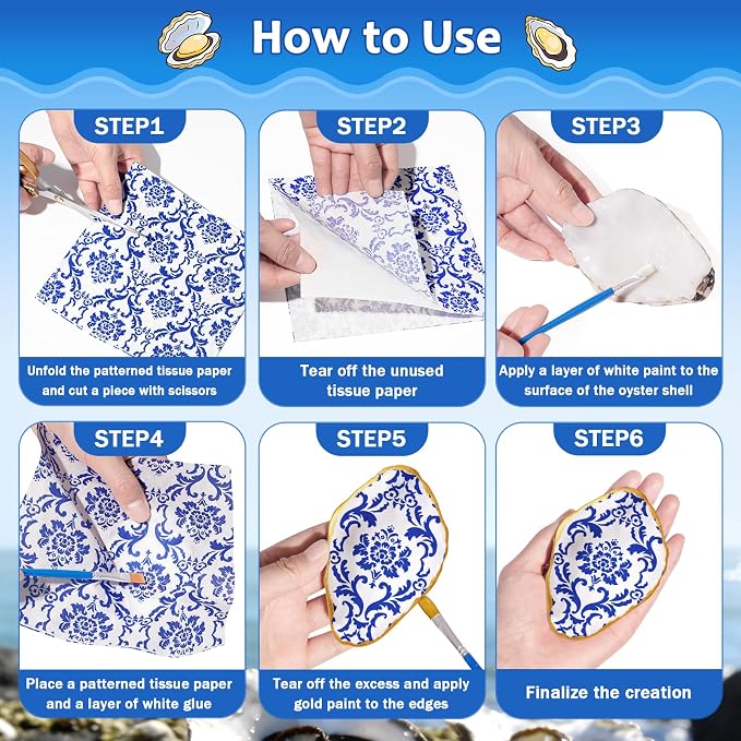 20 Set Oyster Shells for Crafts - Image 6