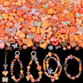 200-260PCS TINKRSTUFF Assorted Orange Acrylic Beads by TINKRSTUFF