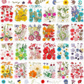NESCCI 428 Pcs Dried Pressed Flowers by NESCCI