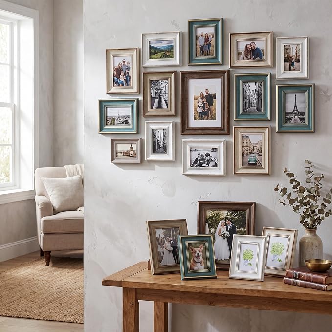 Kathfly 20 Pack Vintage Picture Frames - Image 2
