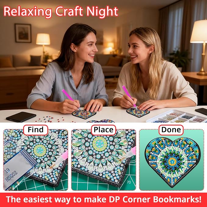 8 PC Diamond Art Painting Bookmark - Image 4
