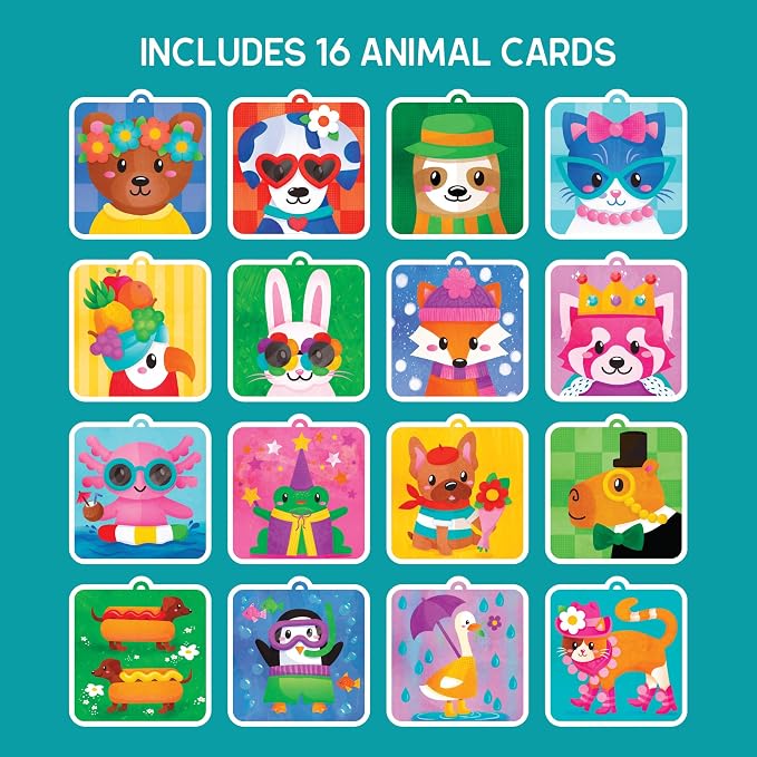 Educational Insights Pom Pom Kit: Animal Dress Up - Image 4