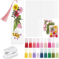Fuyoooo 376 Pcs Pressed Flowers Bookmark Making Kit, DIY Bookmark Laminating by Liraitoya