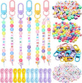 Landical 564 Pcs Easter Bead Keychain Kit DIY Easter Basket Name Tags Key Chain by Landical