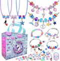 AIPRIDY 208 Pieces Charm Bracelet Making Kit, Unicorn Mermaid Crafts Gifts Set by AIPRIDY