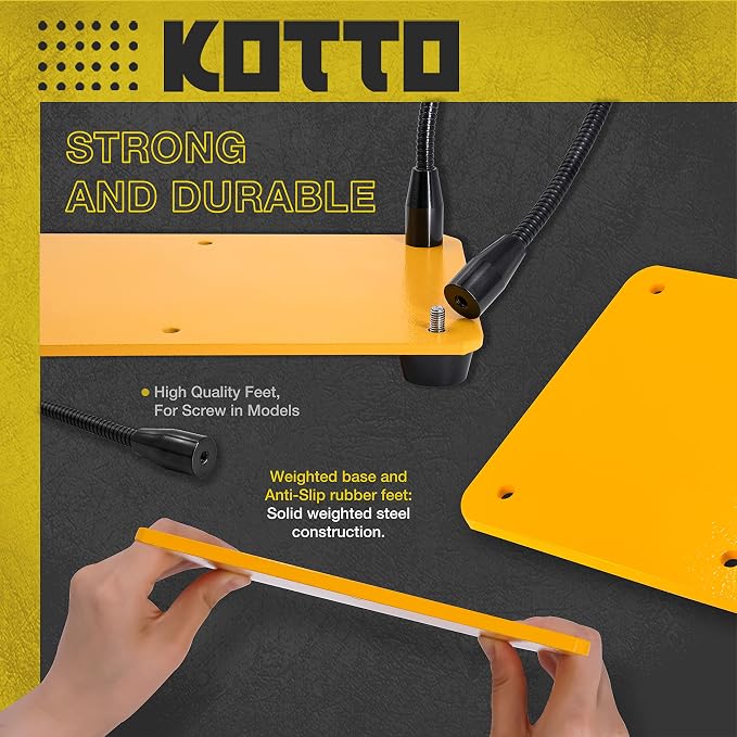 KOTTO Helping Hands Soldering, Third Hand Soldering Tool PCB Holder Four Arms - Image 6