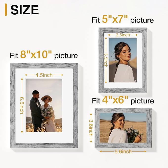 Vittanly 15 Pack Picture Frames Collage Wall Decor - Image 3