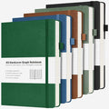 Graph Paper Notebook, 5 Pack Hardcover Notebook, Grid Notebook Journal by MALEDEN