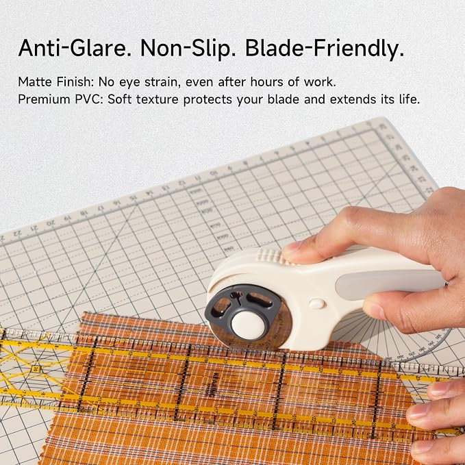 KEARING A4 Self Healing Cutting Mat 9x12 Inch, 3mm Thick Double-Sided - Image 4