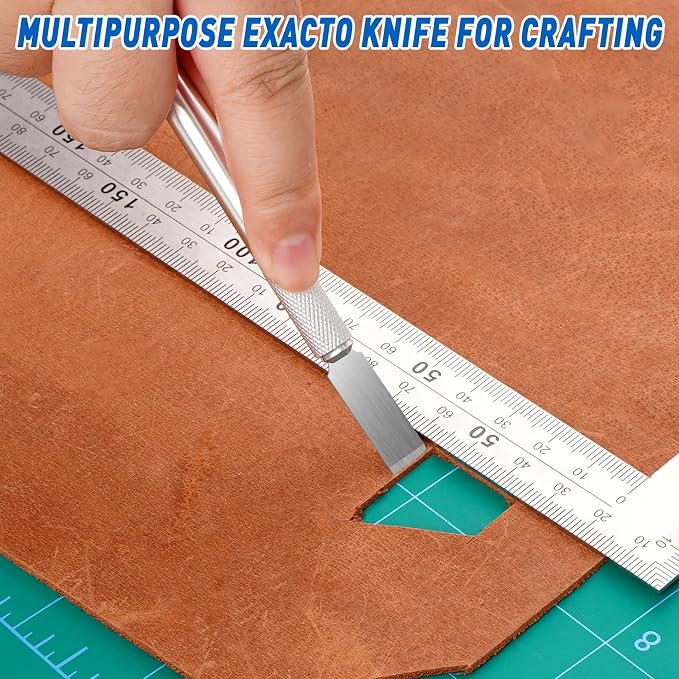 DIYSELF 100 Pack Exacto Knife Replacement Blades #17, Hobby Knife Replacement - Image 3