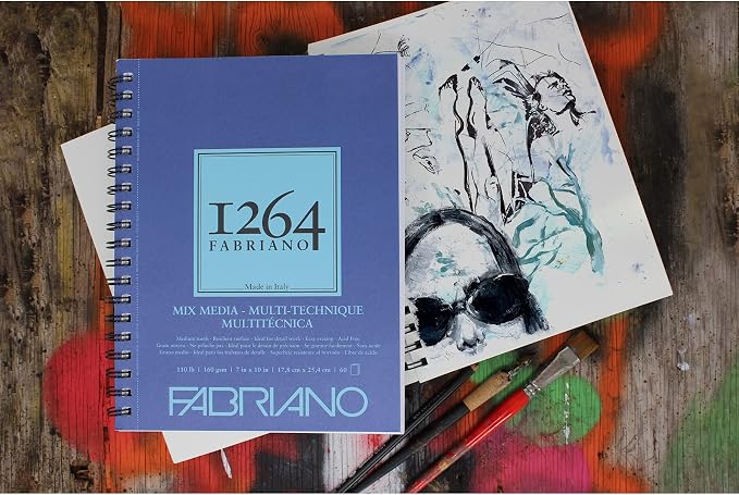 Fabriano 1264 Mixed Media Pad, 110 lb. - Image 2