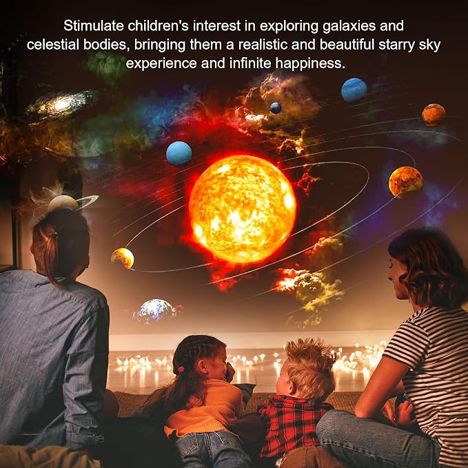 Galaxy Projector Pro for Bedroom, 13 in 1 Planetarium Star Projector - Image 6