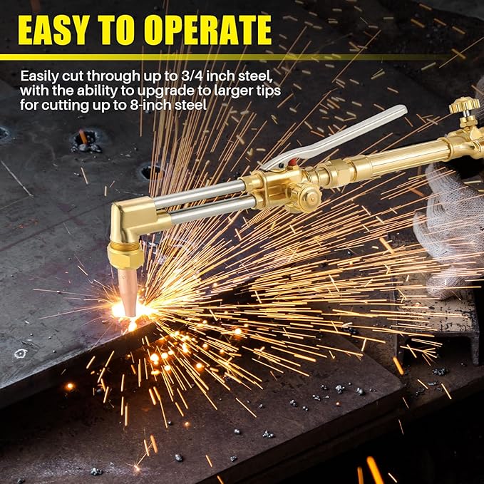 Victor Type Cutting Attachment Torch Handle Oxygen/Acetylene Cutting Welding Torch Heavy Duty