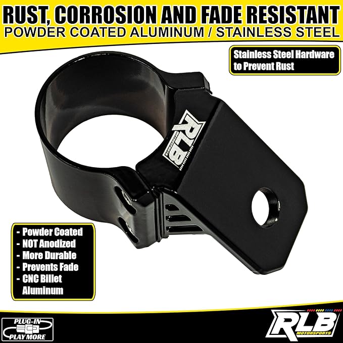 Light Bar Mount (1 PC-Single) UTV A-Pillar POD Light Mount by RLB MOTORSPORTS (2")
