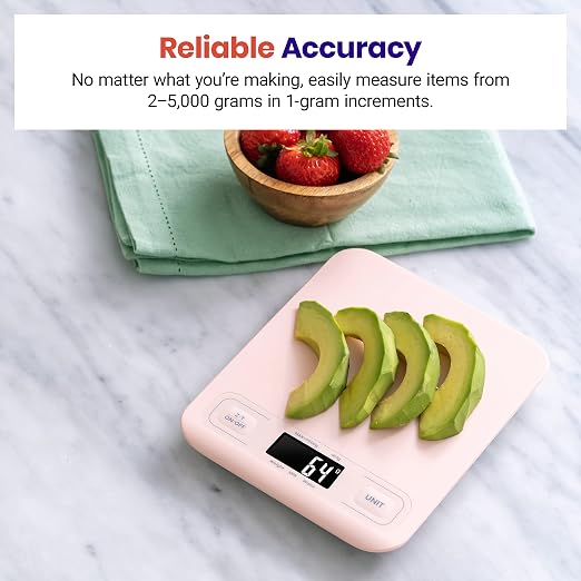 Etekcity Food Kitchen Scale, Digital Grams and Ounces, Medium | Tare function - Image 2