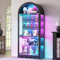 6-Tier Arched Glass Display Cabinet by CraftYourIdealHomeLife