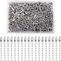 Lemonkey 100Pcs Ball Beads Chain Bulk, 4 Inch Dog Tag Metal Small Chain by Lemonkey