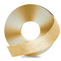 GSCIT Club Gold Edge Banding, 1 1/2 Inch x 25ft Aluminum Brushed Edge Banding PVC Edge Trim for Cabinet Repair Furniture