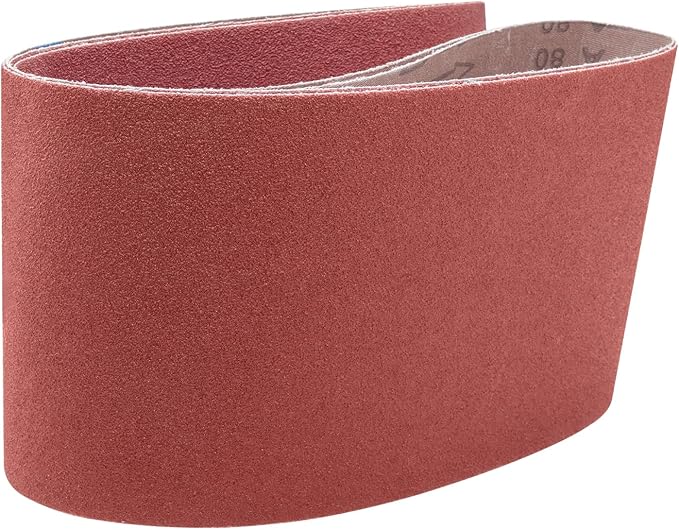 9 Pack 6x48 Sanding Belts,3 Each of 40 60 80 Grits Aluminum Oxide Belt Sander Paper,6 Inch x 48 Inch Abrasive Sanding Belts for Wood & Paint Sanding,Metal Polishing