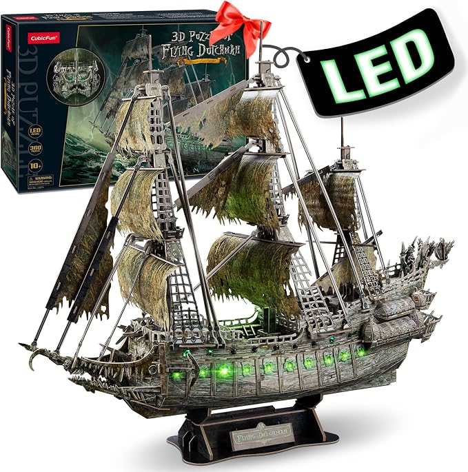 CubicFun Flying Dutchman 3D Pirate Ship Puzzle by CubicFun