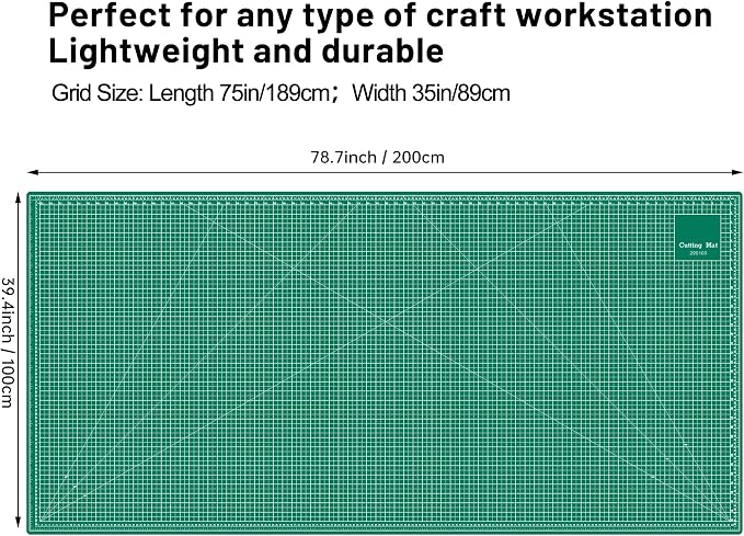 Headley Tools 39.4'' X 78.7'' Thickened Self Healing Cutting Mat, Rotary - Image 4