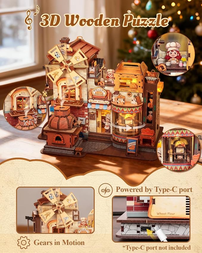 CUTEBEE 3D Wooden Puzzles for Adults - Image 3