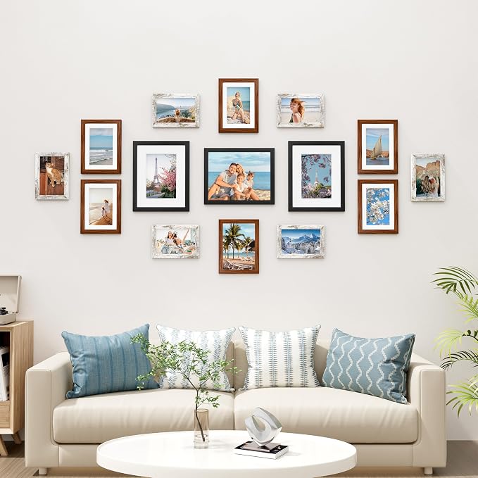 Vittanly 15 Pack Picture Frames Collage Wall Decor - Image 2