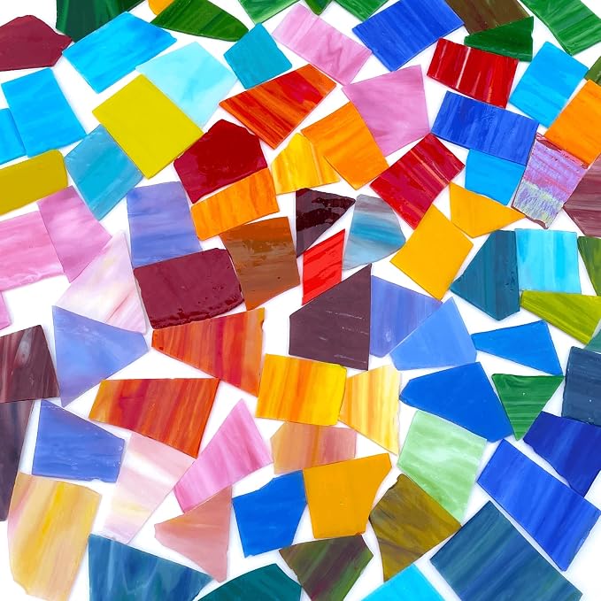 LITMIND 2.2LB Irregular Stained Glass Scraps - Image 4