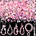 200-260PCS TINKRSTUFF Assorted Pink Acrylic Beads by TINKRSTUFF