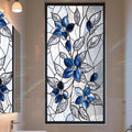 Stained Glass Window Privacy Film Static Cling by AOHMPT