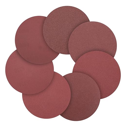 100 Pcs 5 Inch Sanding Disc 40/60/80/100/120/180/240/320/400/800 Grit Round Hook and Loop Sandpaper for Random Orbital Sander Automotive Car