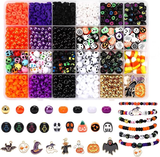 UPINS Halloween Bracelet Making Kit Beads by UPINS