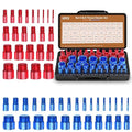 Thread Checker, Bolt Size Finder, 52 PCS Nut and Bolt Thread Checker 28 Inch & 24 Metric Thread Gauge, Thread Checker Standard and Metric