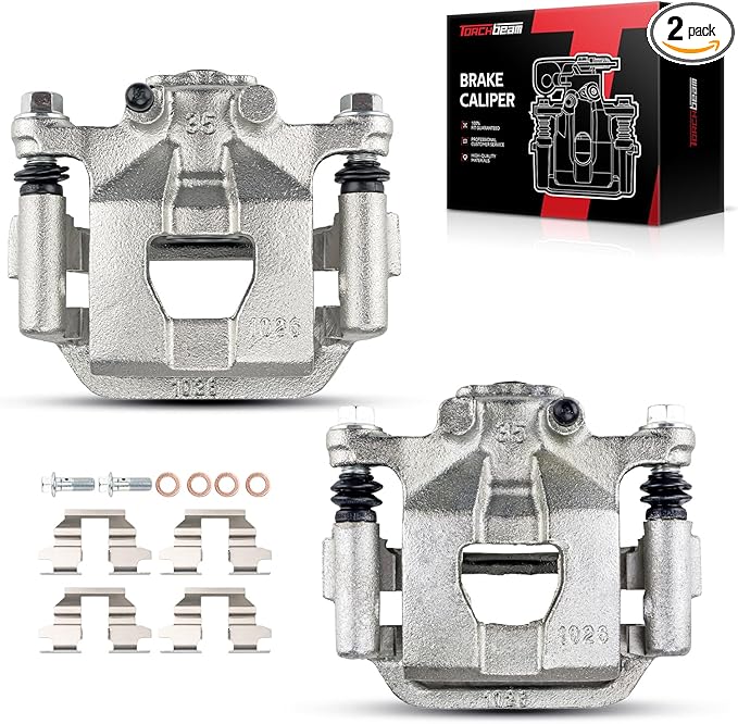 Torchbeam Rear Brake Calipers Set for Nissan 2002-2006 2013-2018 Altima, Nissan 2019-2023 Altima 2.5L, Nissan 2003-2006 2019-2023 Maxima, Rear Left and Rear Right Calipers Replace # 19B2780+19B2781