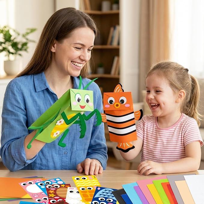 WATINC Paper Hand Puppet Making Kit - Image 7
