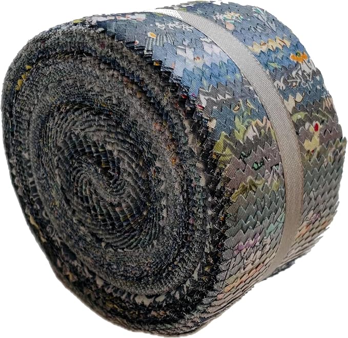 40 Strip Jelly Roll Fabric Strips - Image 5