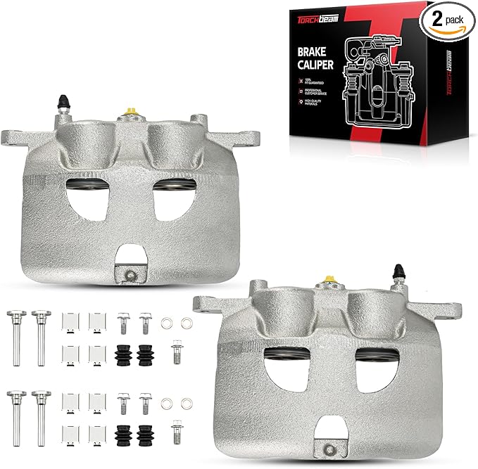 Torchbeam Front Brake Calipers Set for Ford F-150 2012-2020, Front Left and Front Right Calipers Replace # 185404+185405