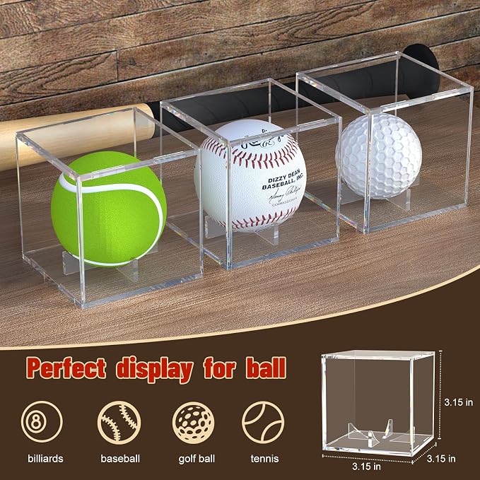 Acrylic Baseball Display Case, Baseball Holders - Image 6