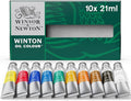 Winsor & Newton Winton Oil Color Paint, Basic Set, 10 x 21ml Tubes by WinsorNewton