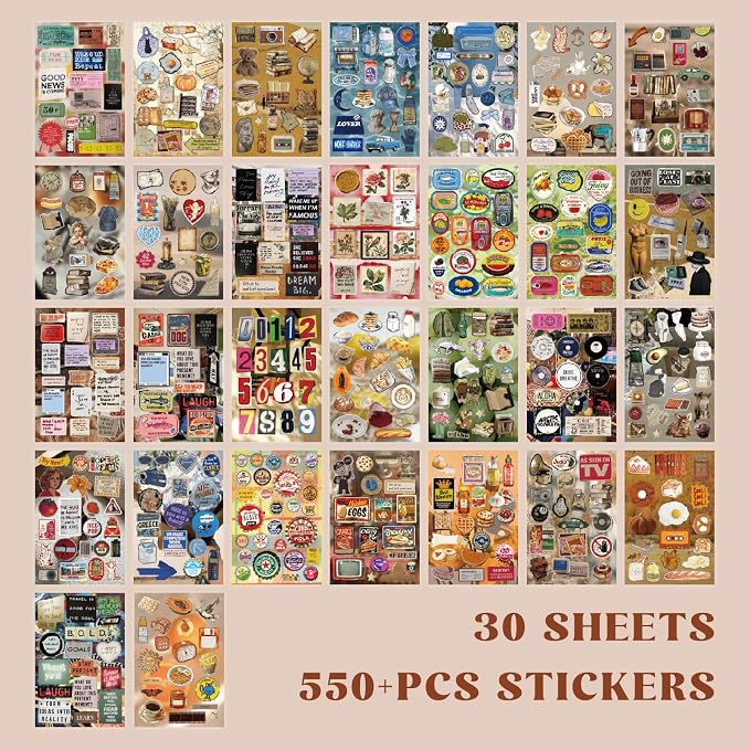 PRSTINCOL Vintage Sticker Book - Image 3